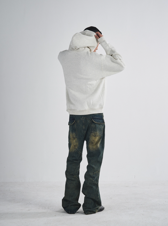 RUSURE Heavy Washed Flared Jeans | Face 3 Face