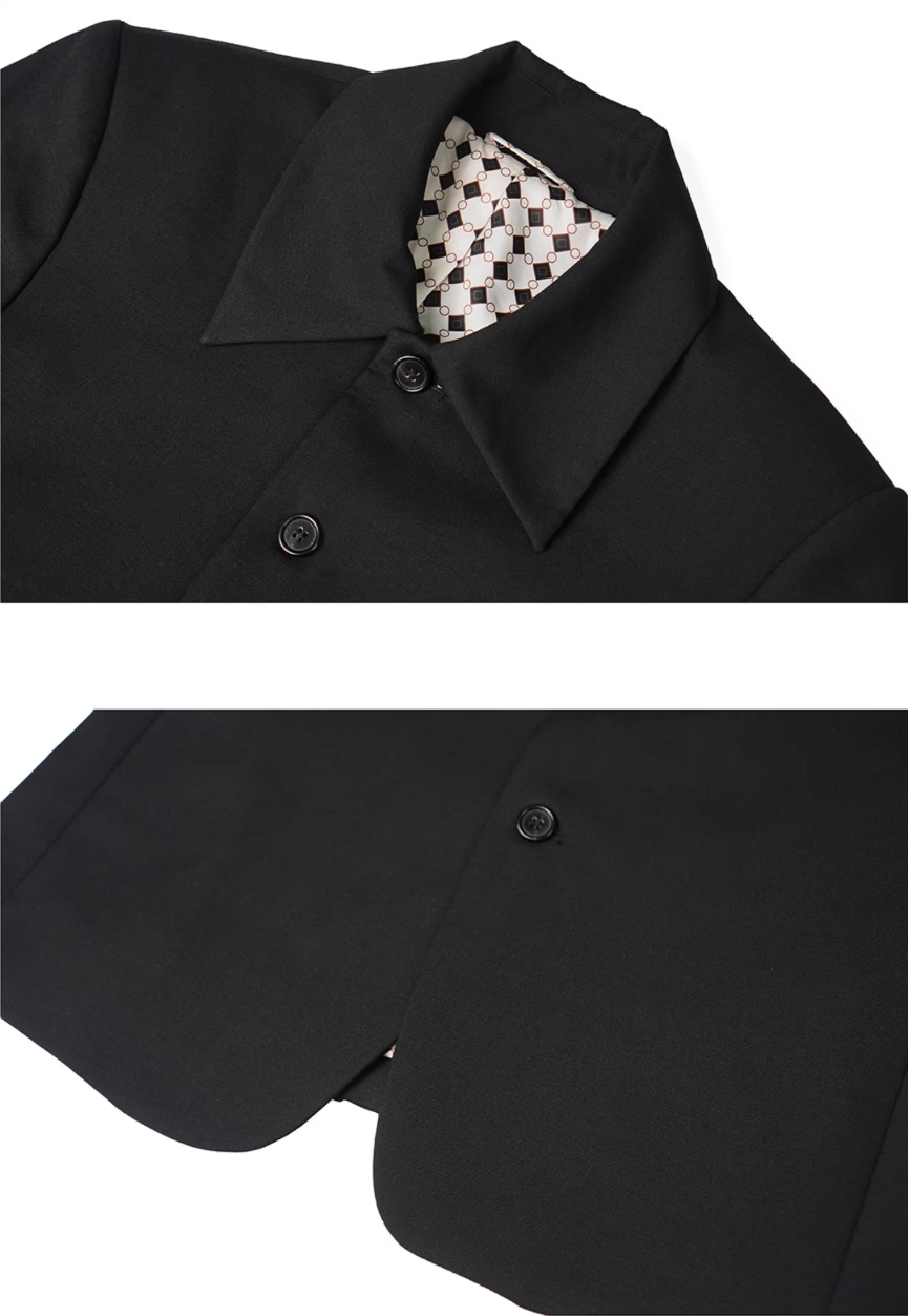 SOD Co. Wool Cubic Cut Suit Jacket | Face 3 Face