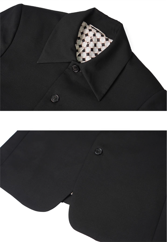 SOD Co. Wool Cubic Cut Suit Jacket | Face 3 Face