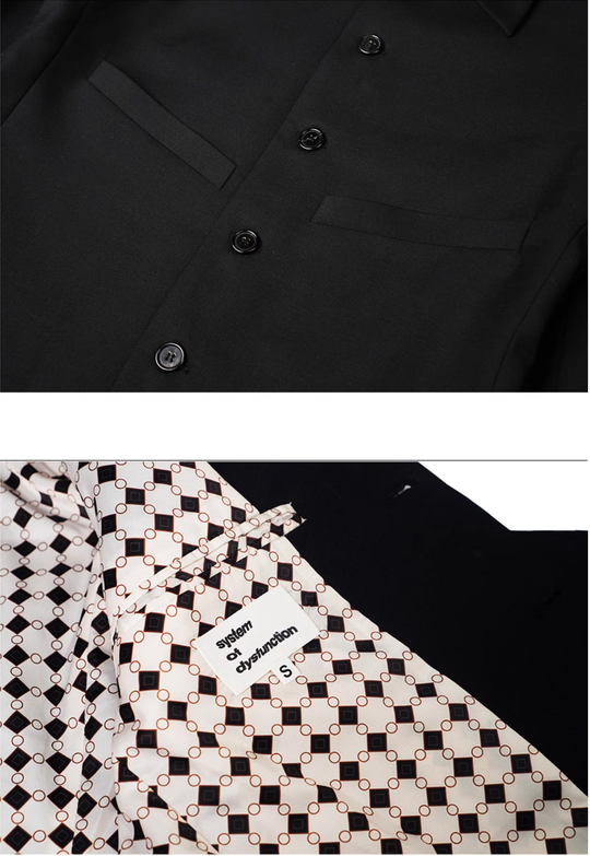 SOD Co. Wool Cubic Cut Suit Jacket | Face 3 Face