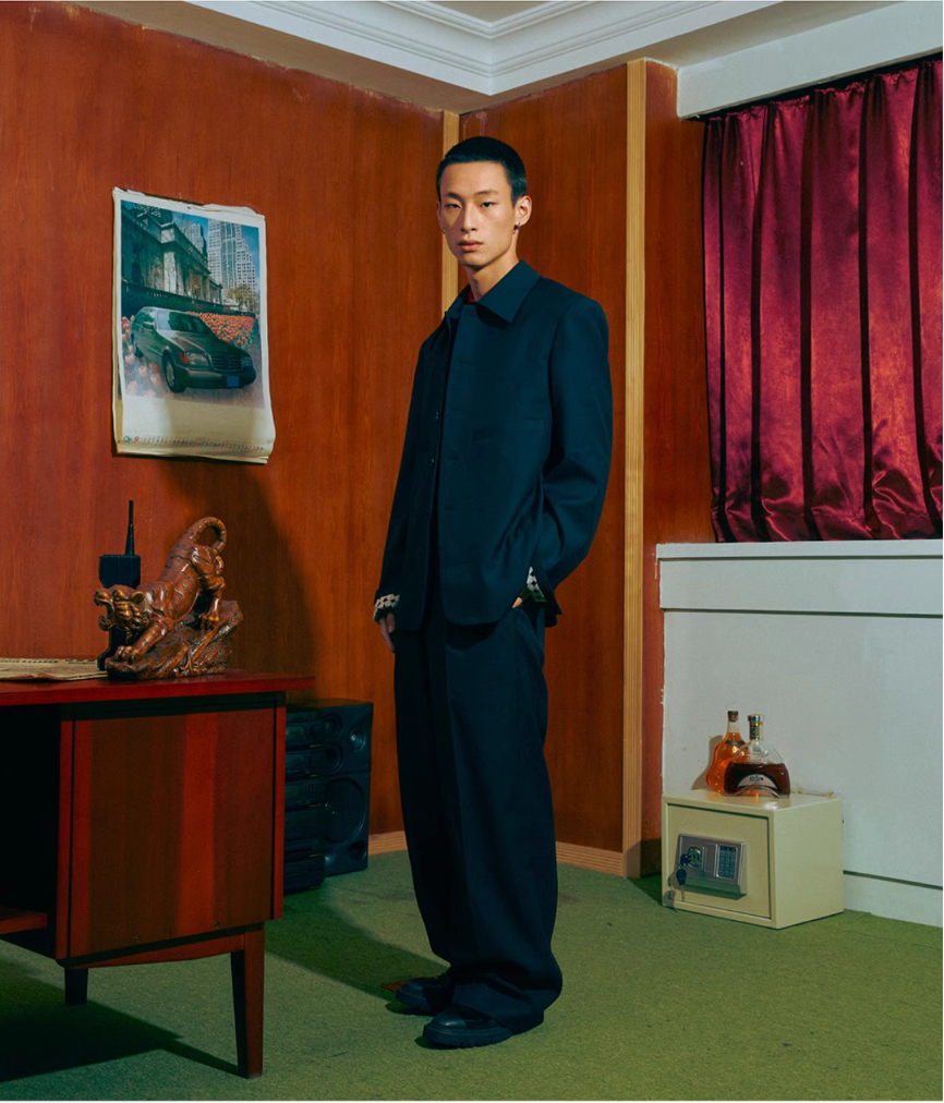 SOD Co. Wool Cubic Cut Suit Jacket | Face 3 Face