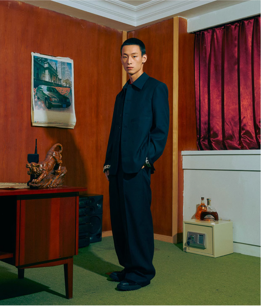 SOD Co. Wool Cubic Cut Suit Jacket | Face 3 Face