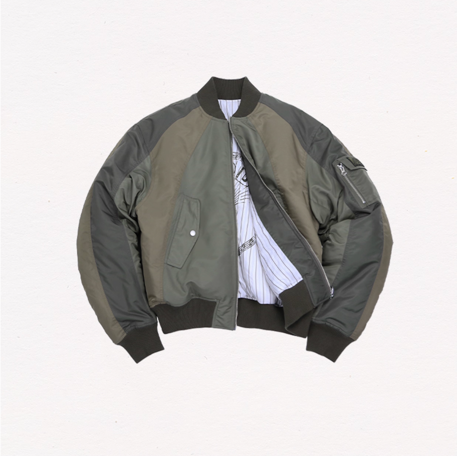 SOD Co. Reversible Colorblock MA-1 Bomber Jacket | Face 3 Face