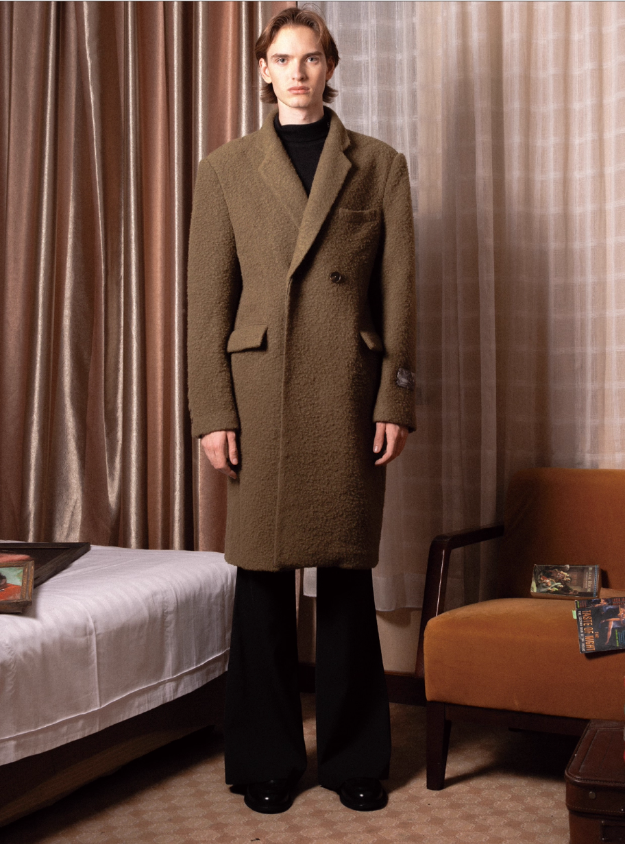 SOD Co. Double Breasted Wool Coat | Face 3 Face