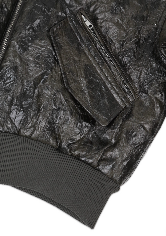 SOD Co. Wrinkled Custom Pleated MA-1 Bomber Jacket | Face 3 Face