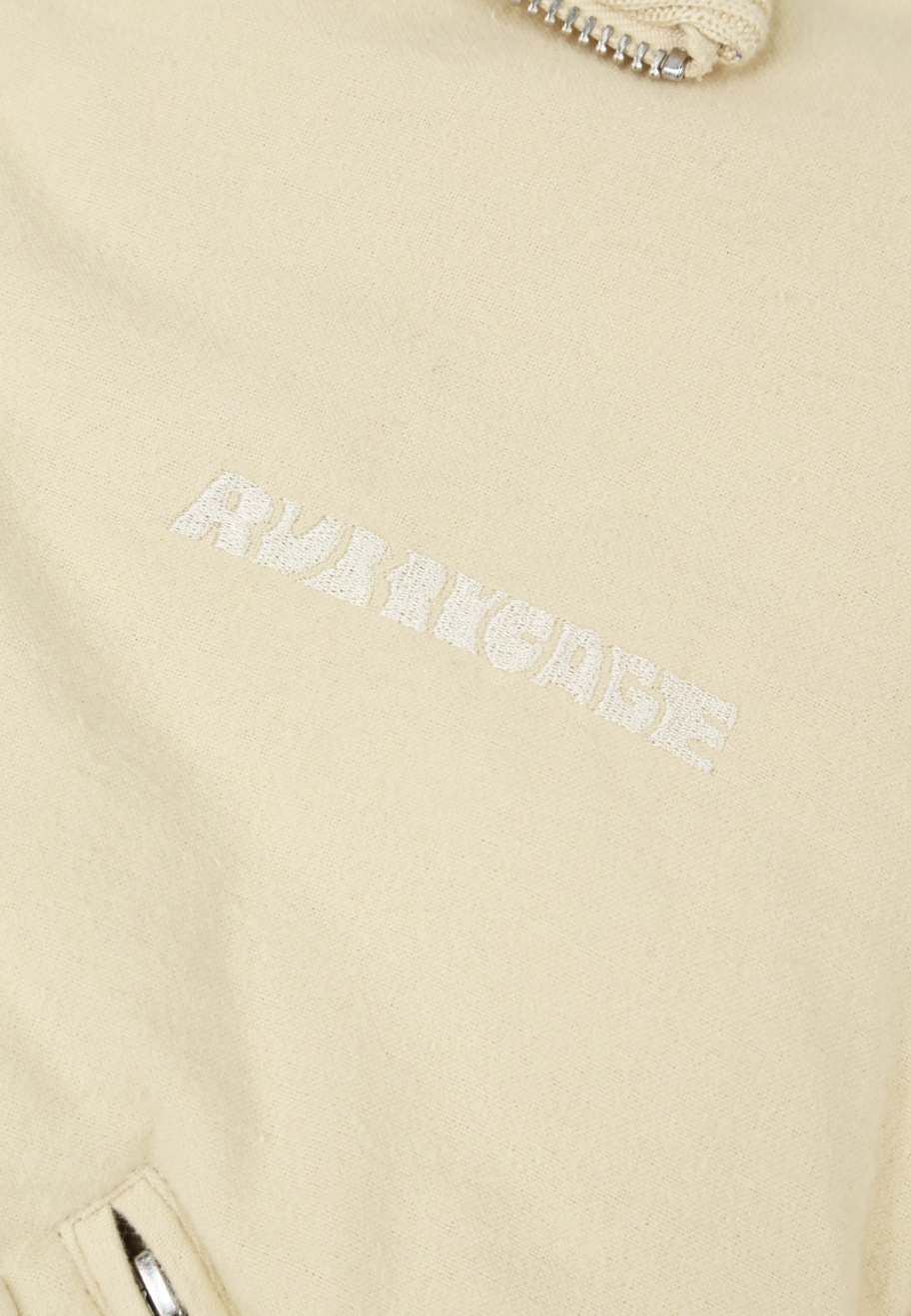 SOD Co. Beige Pilling Custom Pleated MA-1 Bomber Jacket | Face 3 Face