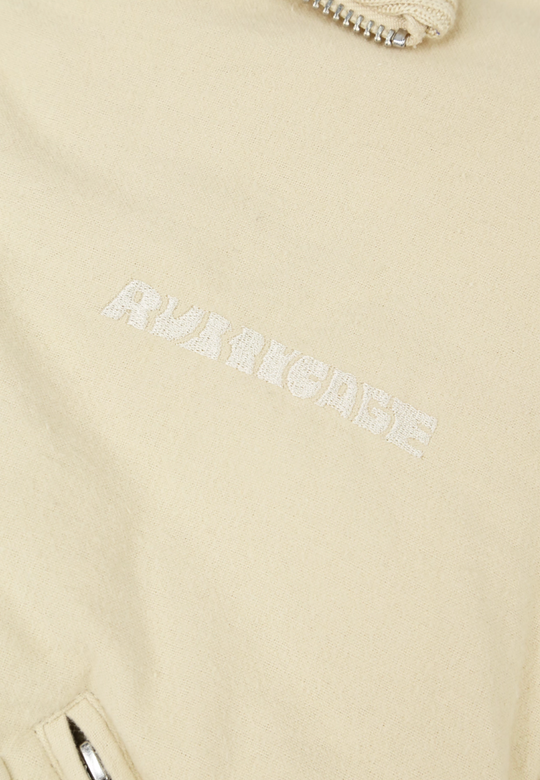 SOD Co. Beige Pilling Custom Pleated MA-1 Bomber Jacket | Face 3 Face