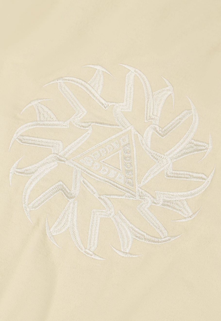 SOD Co. Beige Pilling Custom Pleated MA-1 Bomber Jacket | Face 3 Face