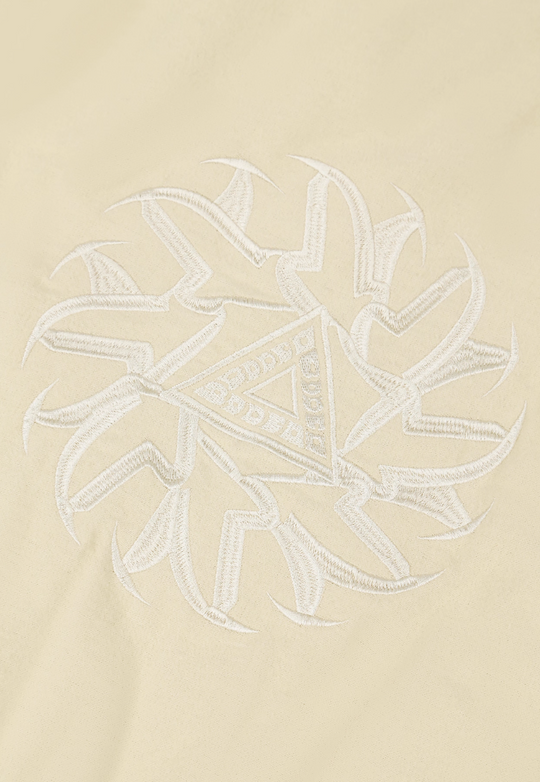 SOD Co. Beige Pilling Custom Pleated MA-1 Bomber Jacket | Face 3 Face