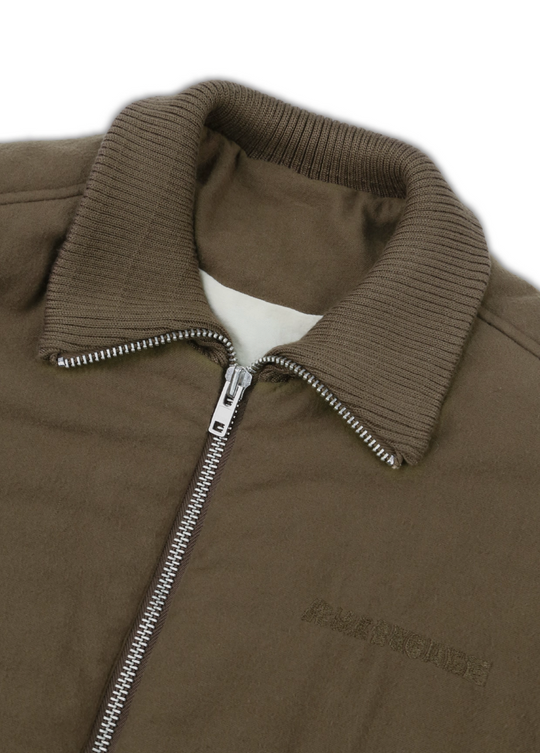 SOD Co. Olive Pilling Custom Pleated MA-1 Bomber Jacket | Face 3 Face
