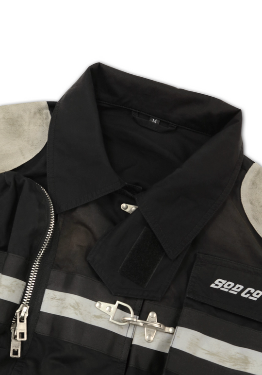 SOD Co. Custom Distressed Firefighter Jacket | Face 3 Face