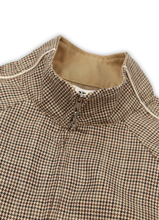 SOD Co. Houndstooth Wool Track Jacket | Face 3 Face