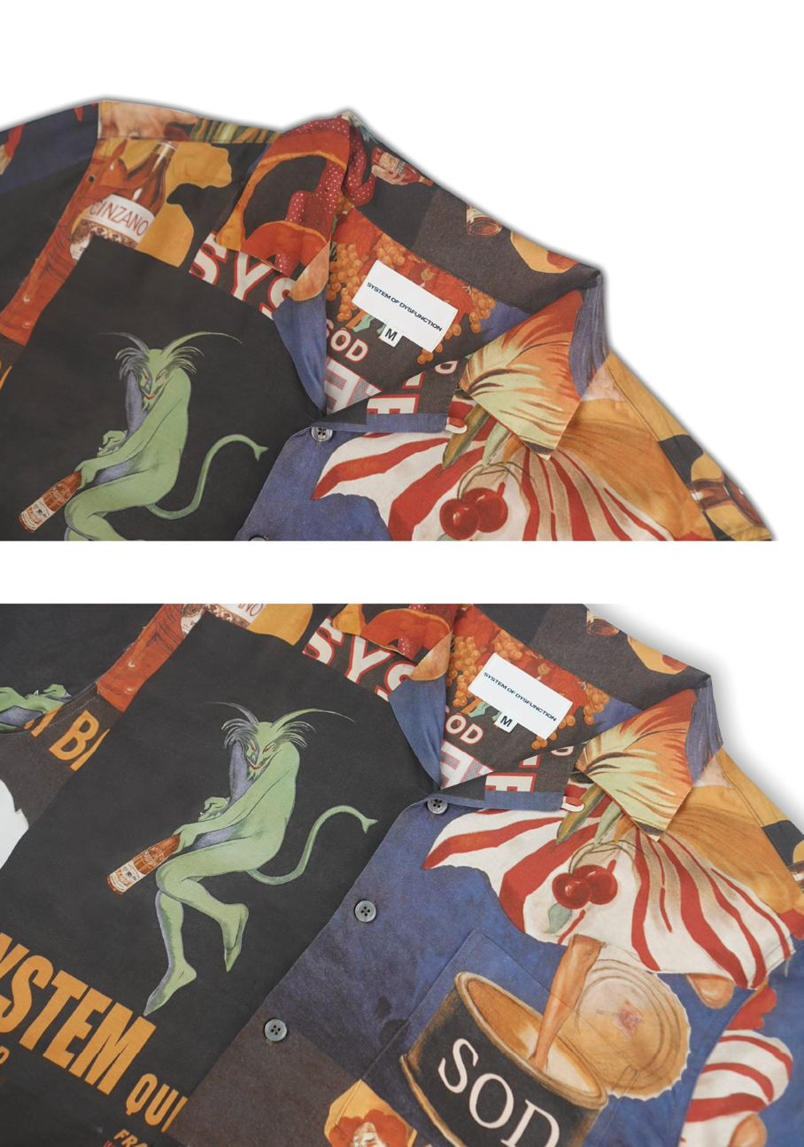 SOD Co. Vermouth Hawaiian Shirt | Face 3 Face