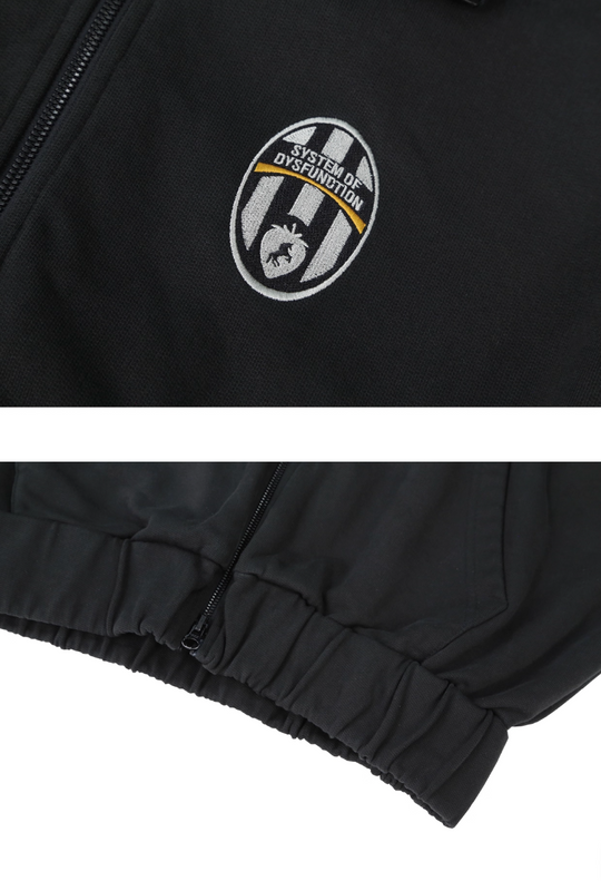 SOD Co. Soccer Layered Zip Up Hoodie | Face 3 Face