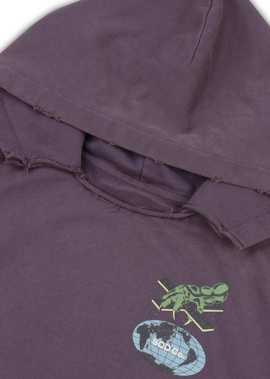 SOD Co. Evil Hand Distressed Oversized Hoodie | Face 3 Face