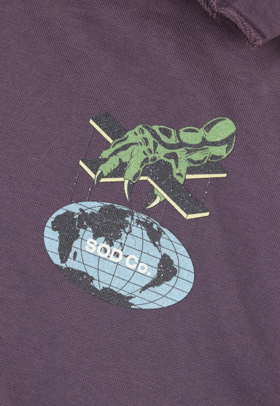 SOD Co. Evil Hand Distressed Oversized Hoodie | Face 3 Face