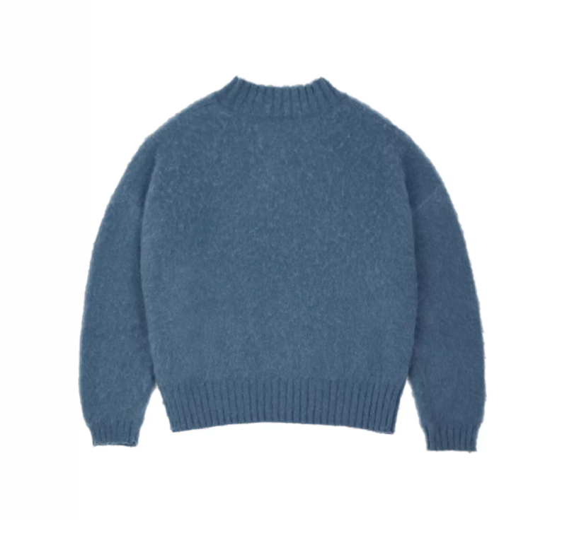 SOD Co. Mohair Blend Jacquard Knit Sweater | Face 3 Face