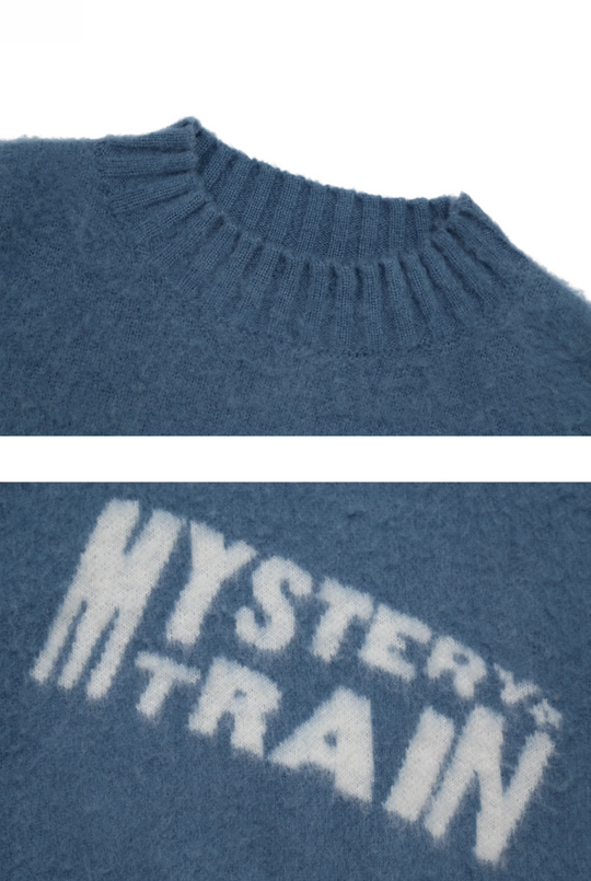 SOD Co. Mohair Blend Jacquard Knit Sweater | Face 3 Face