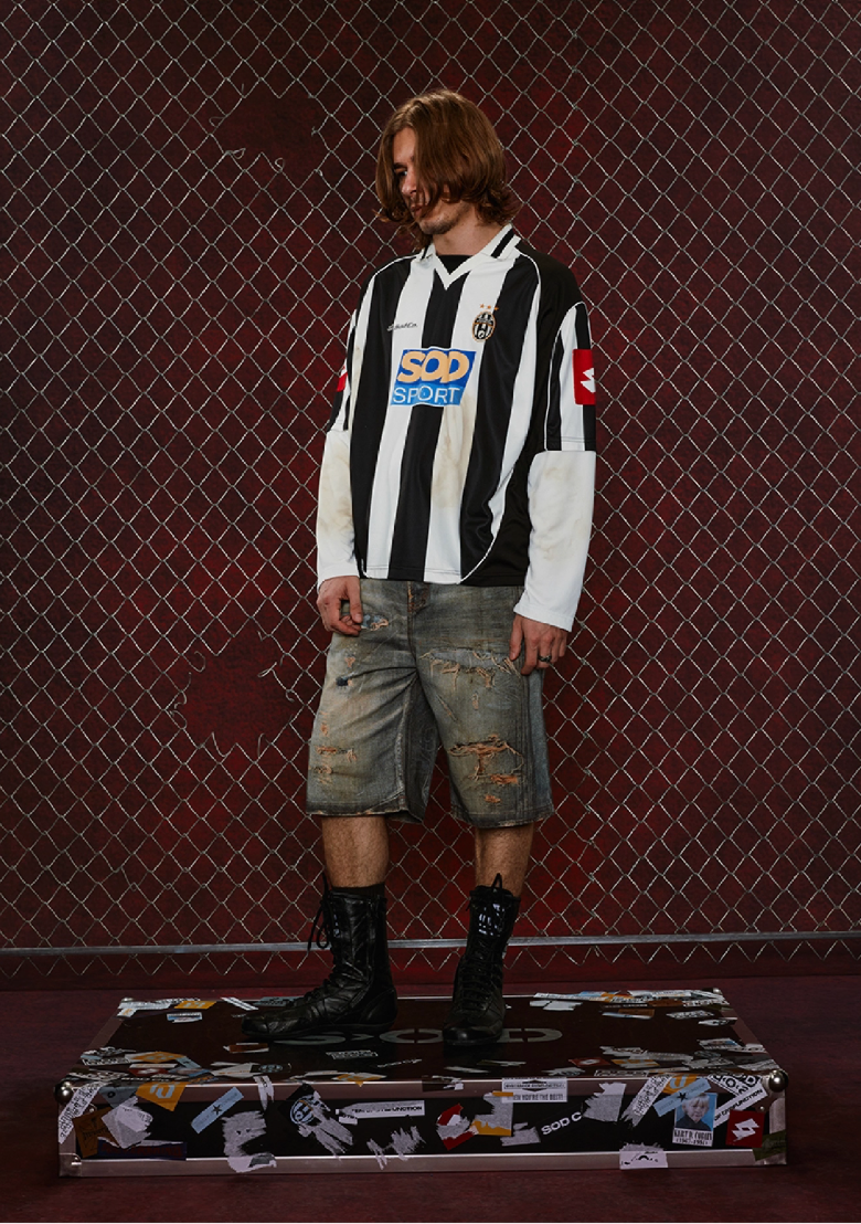 SOD Co. Layered Distressed Vintage Soccer Jersey | Face 3 Face