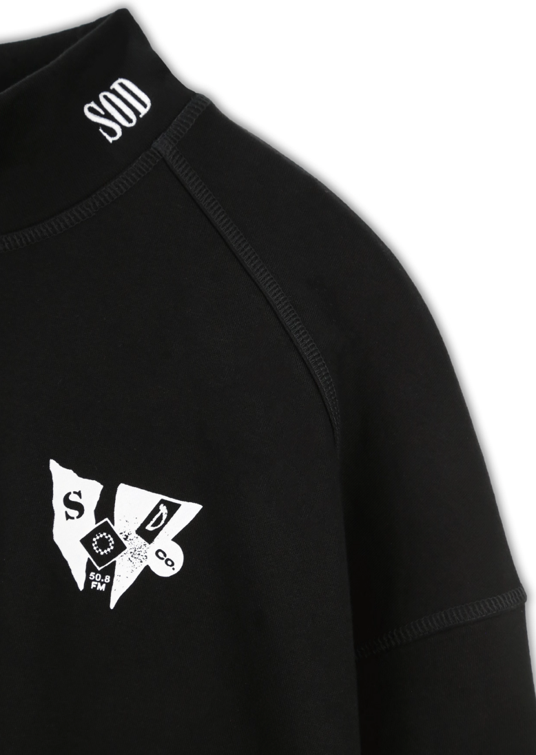 SOD Co. Mockneck Long Sleeve Tee | Face 3 Face