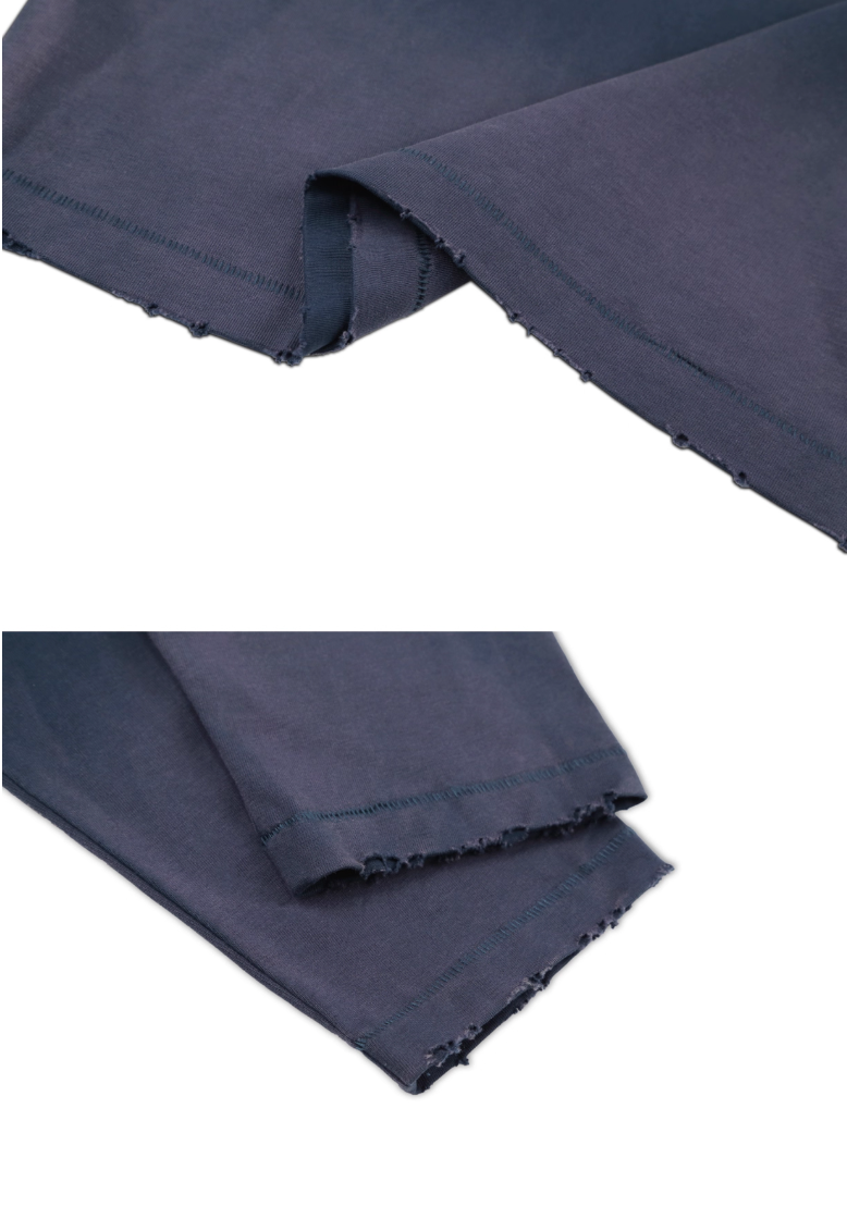 SOD Co. Raven Print Distressed Cropped Long Sleeve Tee | Face 3 Face