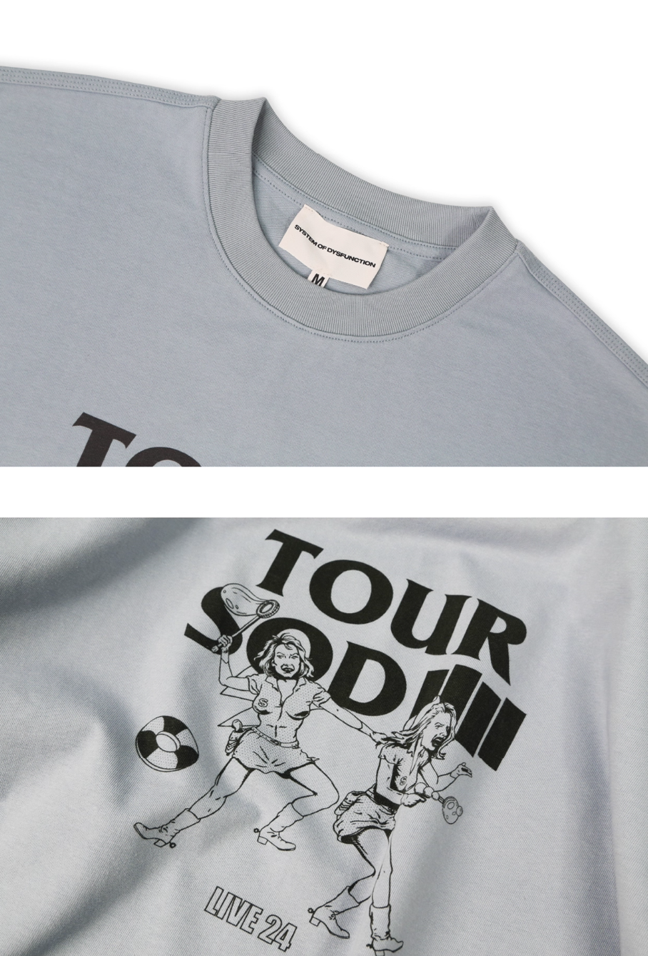 SOD Co. Tour SOD Print Vintage Washed Tee | Face 3 Face
