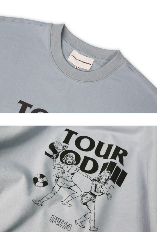SOD Co. Tour SOD Print Vintage Washed Tee | Face 3 Face