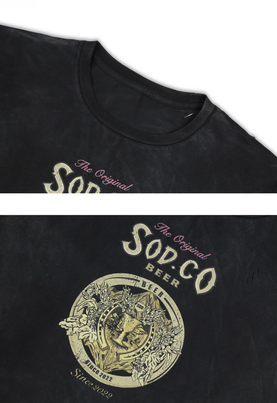 SOD Co. Olympia Print Distressed Vintage Tee | Face 3 Face