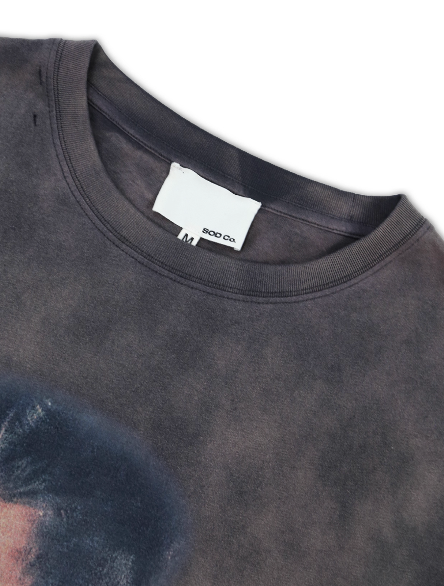 SOD Co. Artwork Print Distressed Washed Tee | Face 3 Face