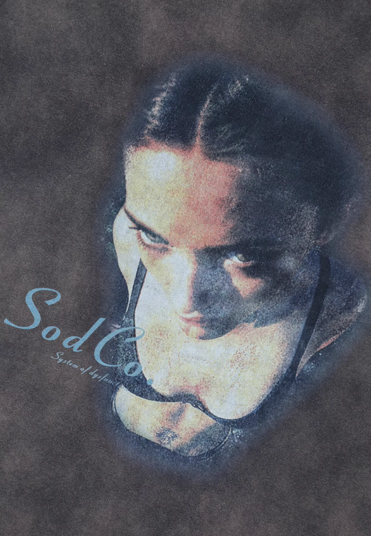 SOD Co. Artwork Print Distressed Washed Tee | Face 3 Face