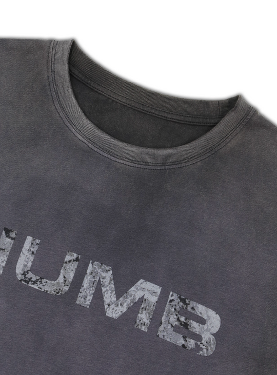 SOD Co. NUMB Print Distressed Washed Tee | Face 3 Face