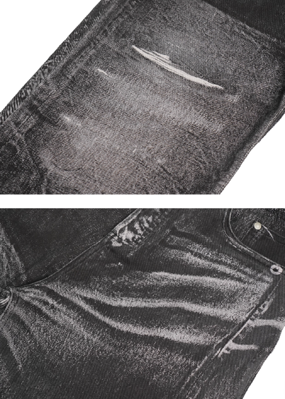 SOD Co. Digital Distressed Print Jeans | Face 3 Face