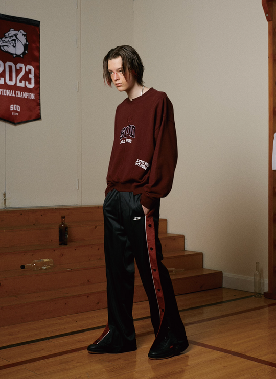 SOD Co. Velvet Snap Track Pants | Face 3 Face