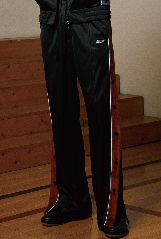 SOD Co. Velvet Snap Track Pants | Face 3 Face