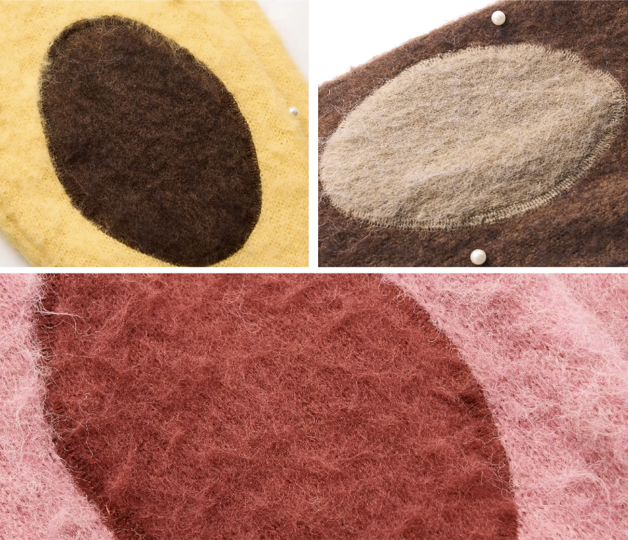 STEEPC Wool Blend Pearl Knit Cardigan | Face 3 Face