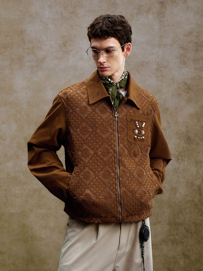 YADcrew Lace Knit Jacket | Face 3 Face