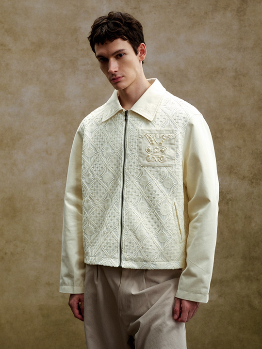 YADcrew Lace Knit Jacket | Face 3 Face