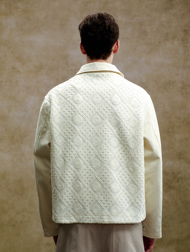 YADcrew Lace Knit Jacket | Face 3 Face
