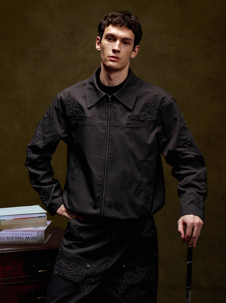 YADcrew 3D Embroidered Work Jacket | Face 3 Face