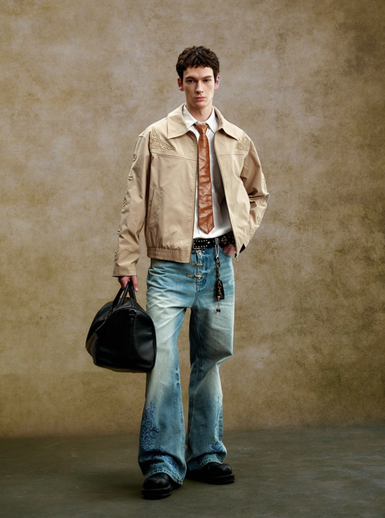 YADcrew 3D Embroidered Work Jacket | Face 3 Face