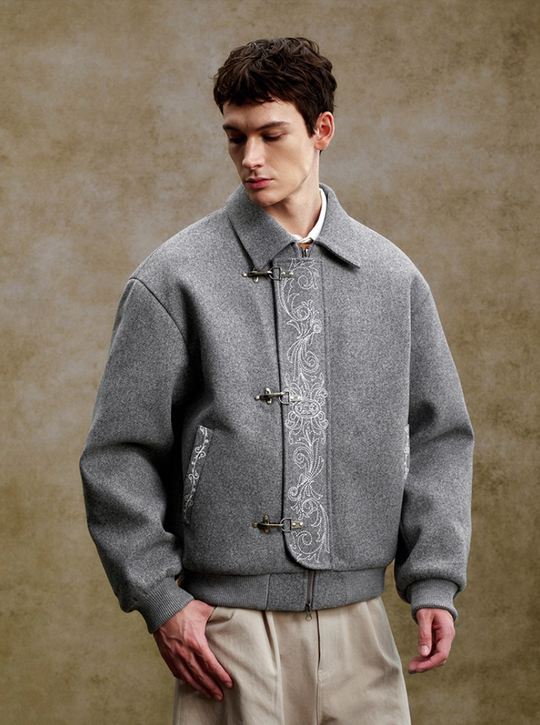 YADcrew Embroidered Quilted Jacket | Face 3 Face