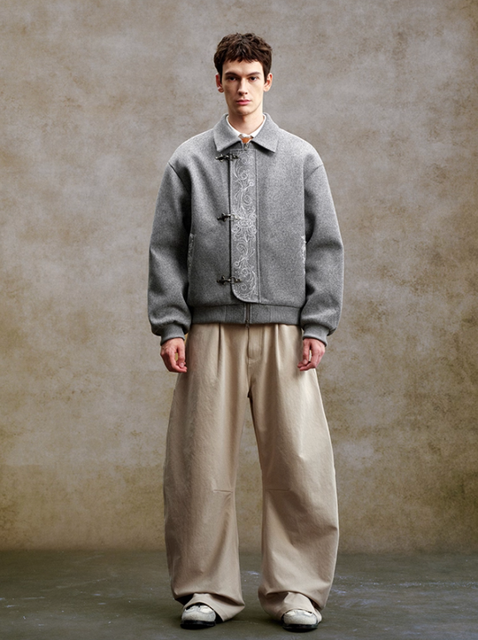 YADcrew Embroidered Quilted Jacket | Face 3 Face