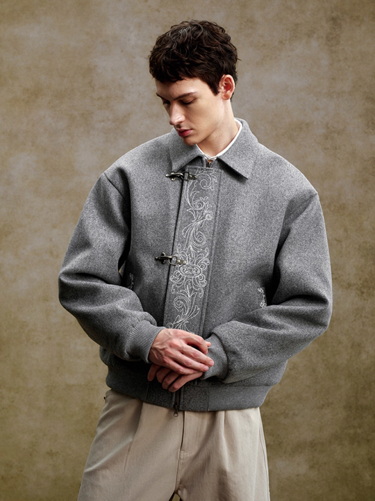 YADcrew Embroidered Quilted Jacket | Face 3 Face