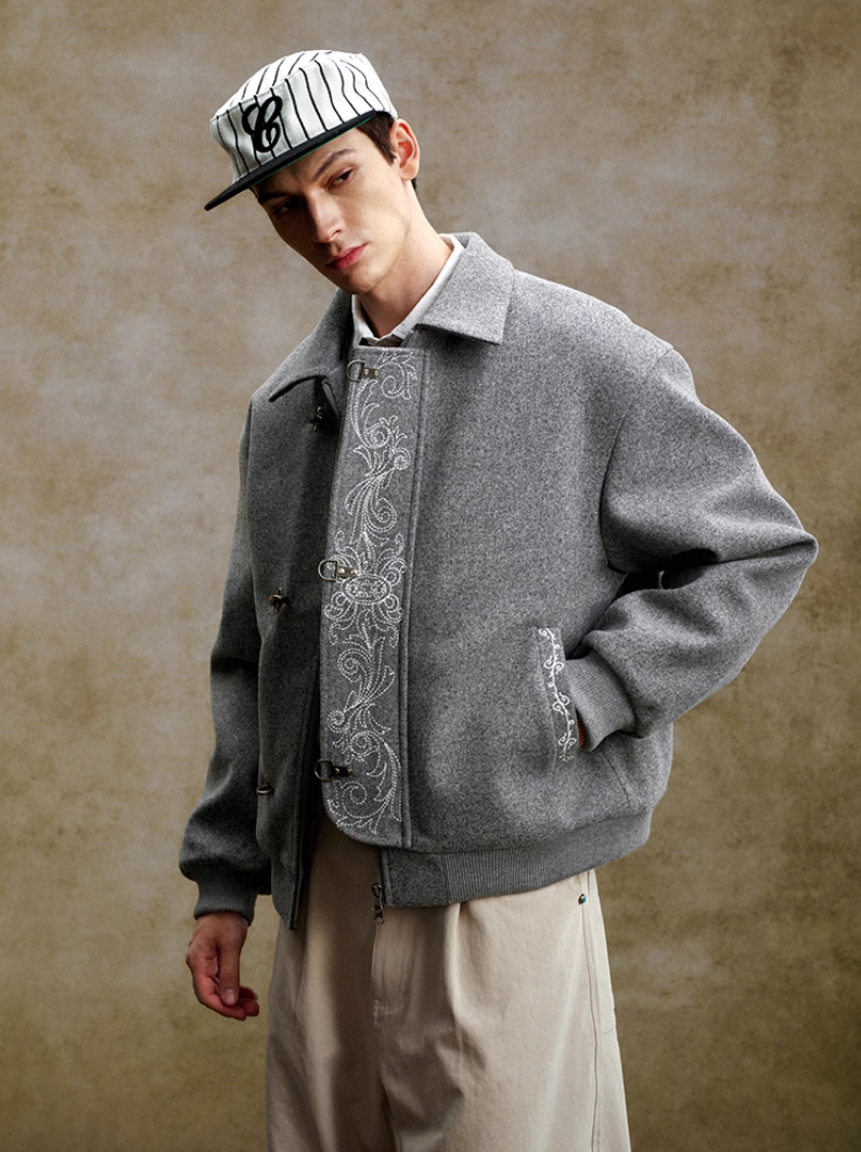 YADcrew Embroidered Quilted Jacket | Face 3 Face