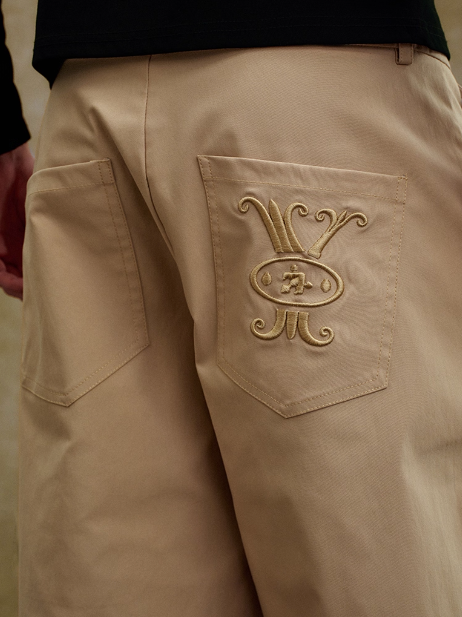 YADcrew 3D Embroidery Work Pants | Face 3 Face