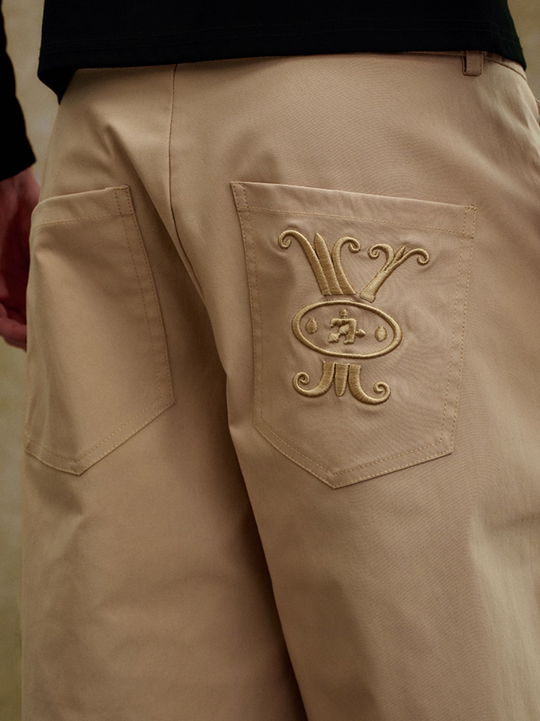 YADcrew 3D Embroidery Work Pants | Face 3 Face