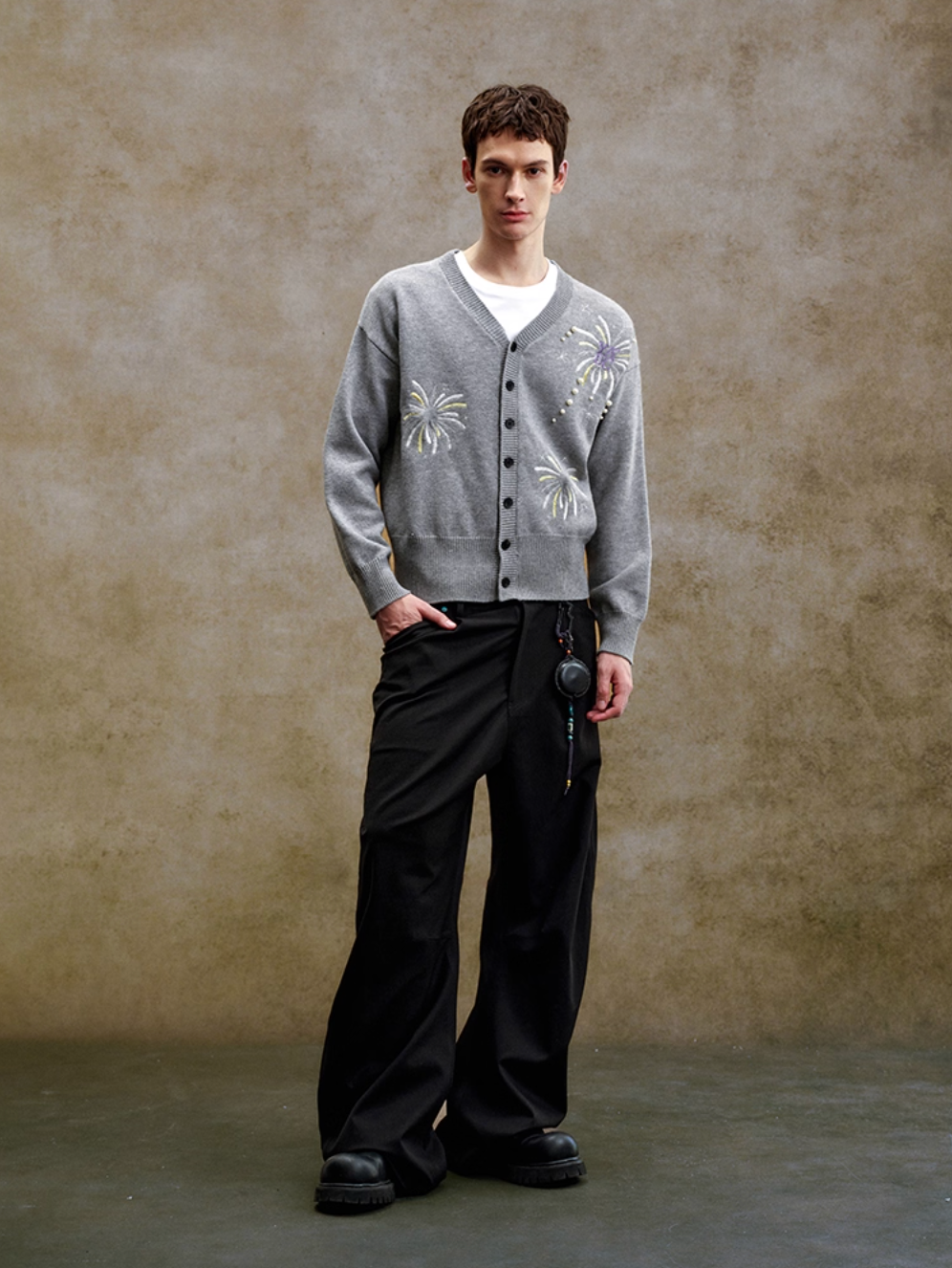 YADcrew Pearl Fireworks Knit Cardigan | Face 3 Face