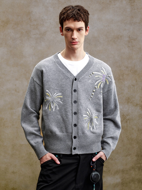 YADcrew Pearl Fireworks Knit Cardigan | Face 3 Face