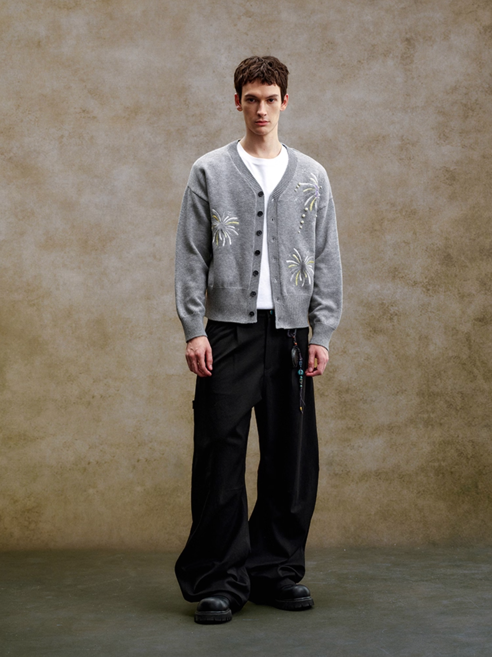 YADcrew Pearl Fireworks Knit Cardigan | Face 3 Face