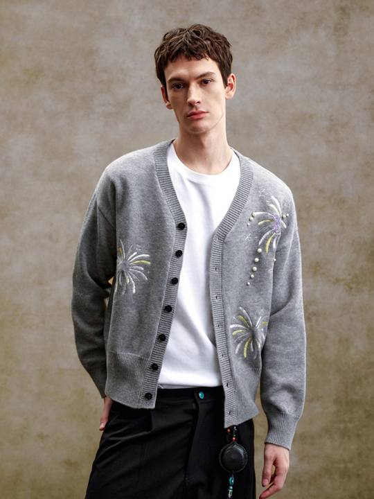 YADcrew Pearl Fireworks Knit Cardigan | Face 3 Face